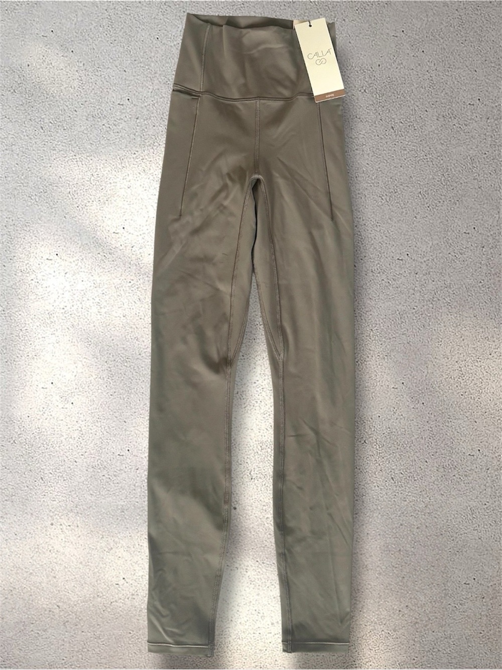 Women's XXS Taupe Gray Inspire Collection by Calia High-Rise 7/8 Leggings NWT